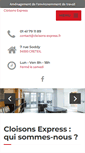 Mobile Screenshot of cloisons-express.fr